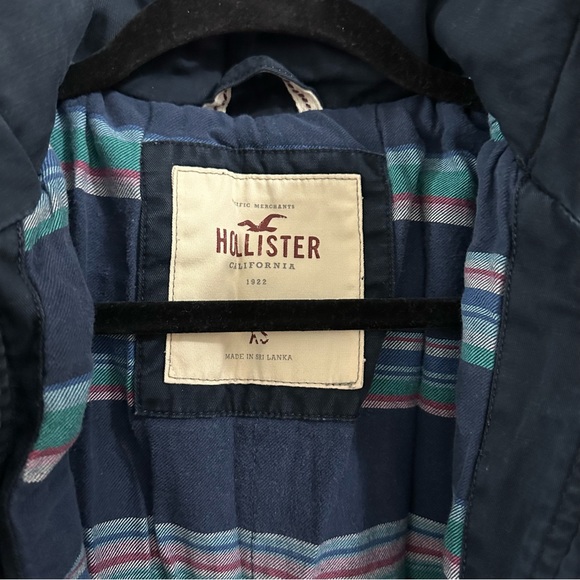 Hollister Navy Jacket with Hood - Picture 3 of 3